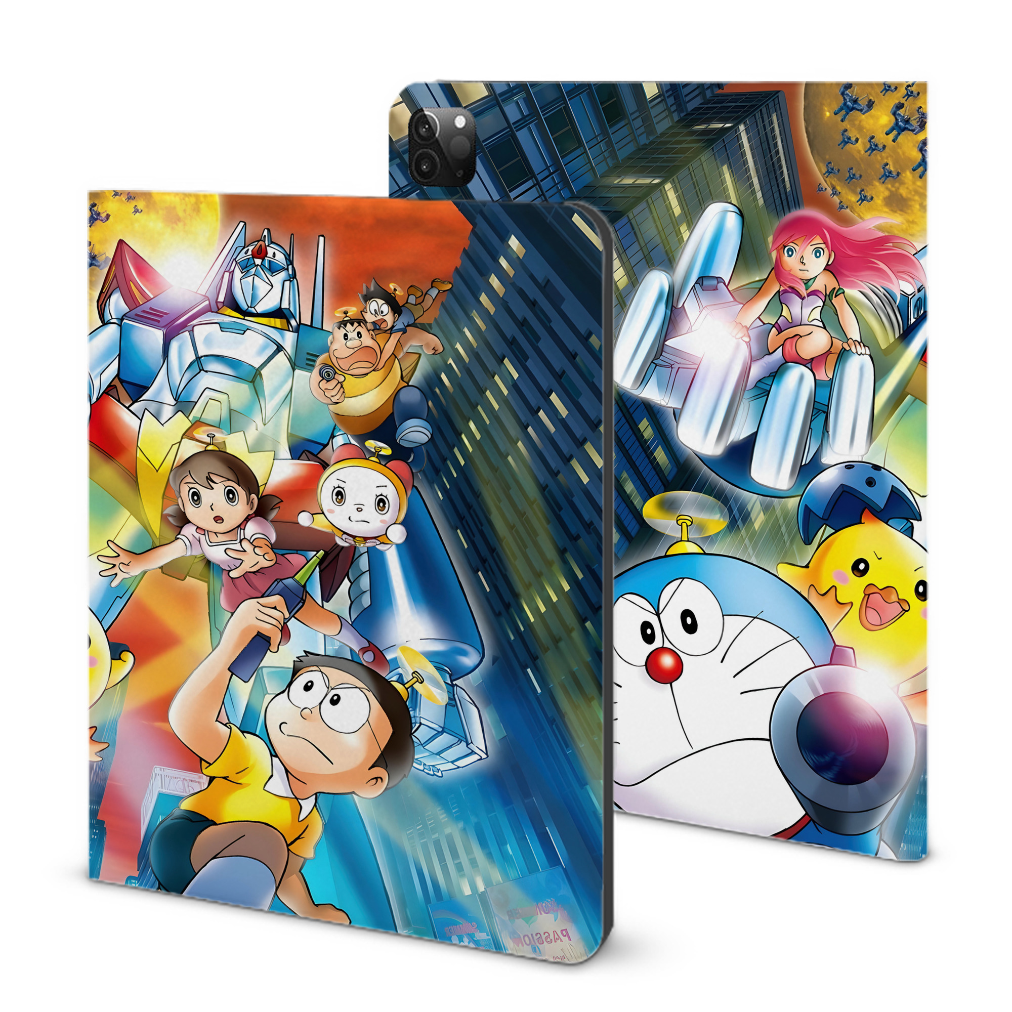 （画像用） ドラえもん Doraemon IPadケース ペンホルダー付き ブックスタイルデザイン